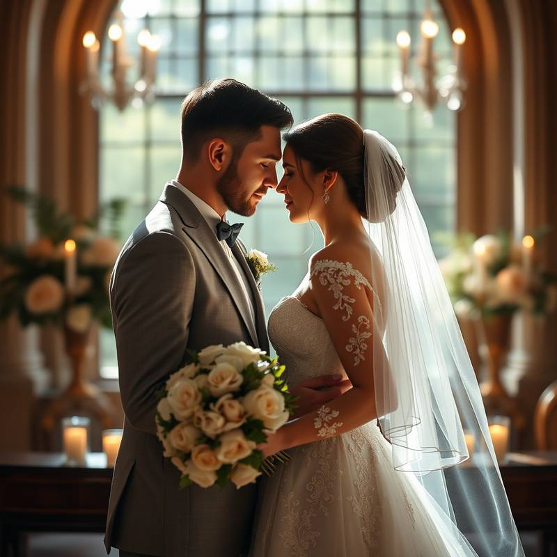 Foto de casamento elegante